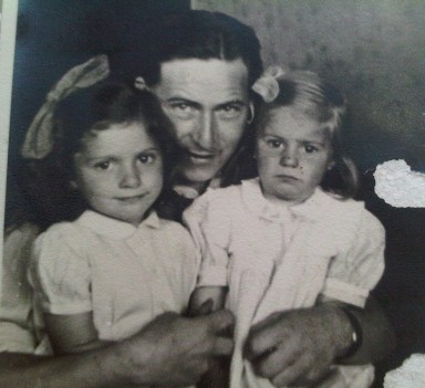 Dad, me (L) and Gillian